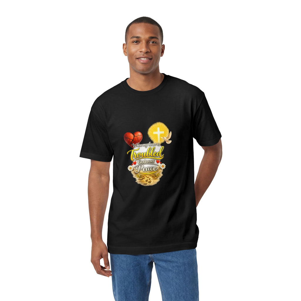 Faith & Family T-Shirt — Troubled Yet Triumphant Christian Tee