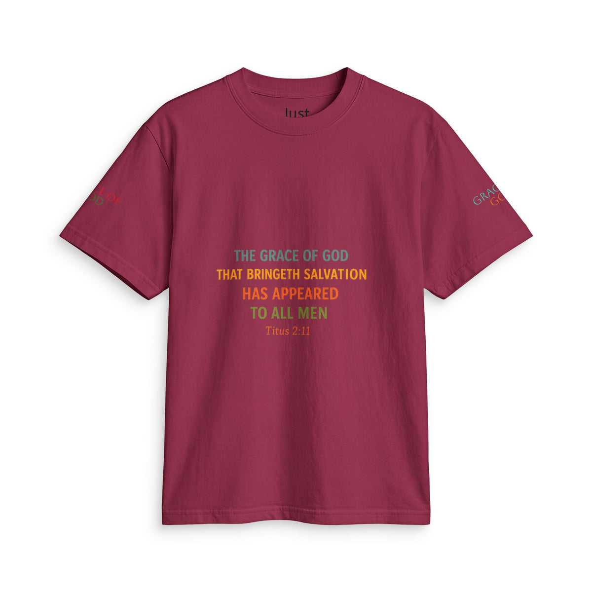 Christian Verse T-Shirt — Titus 2:11 Inspiring Faith Tee