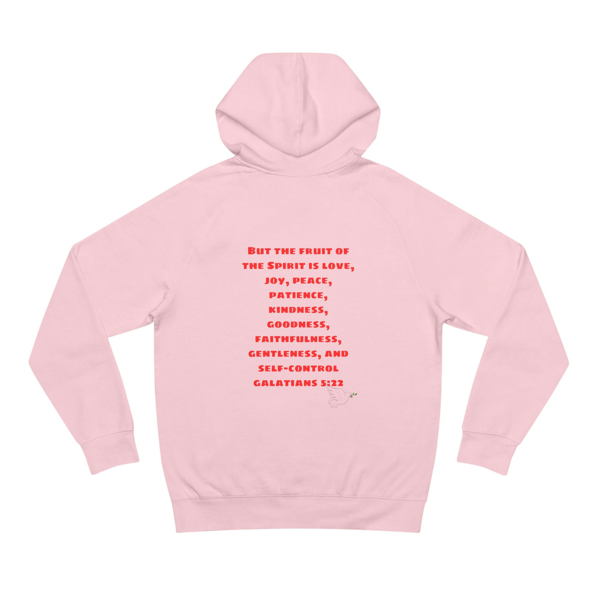 Love Peace Joy Hoodie — Christian Scripture Pullover (Galatians 5:22)