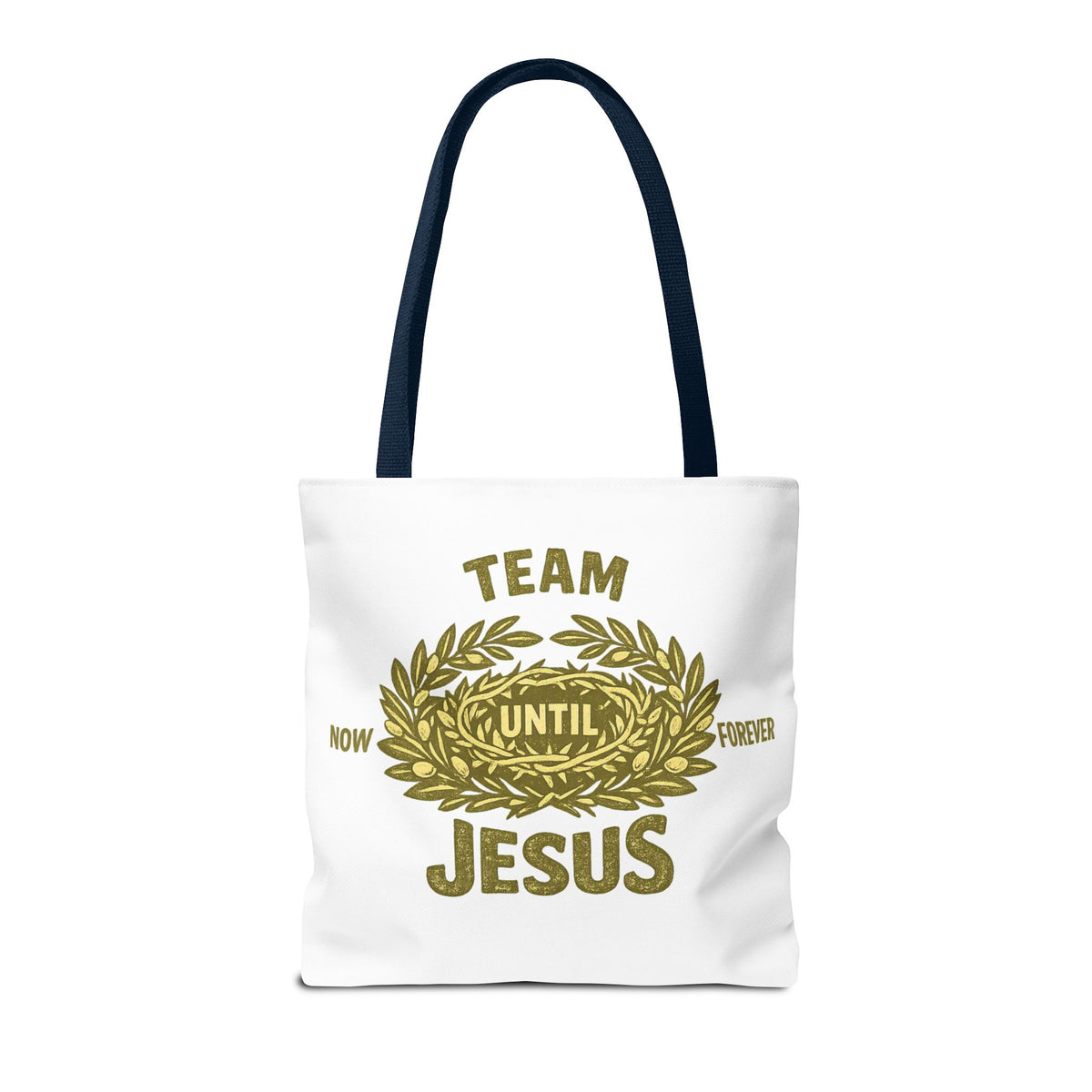 Team Jesus Tote Bag — Now Until Forever Christian Canvas Tote