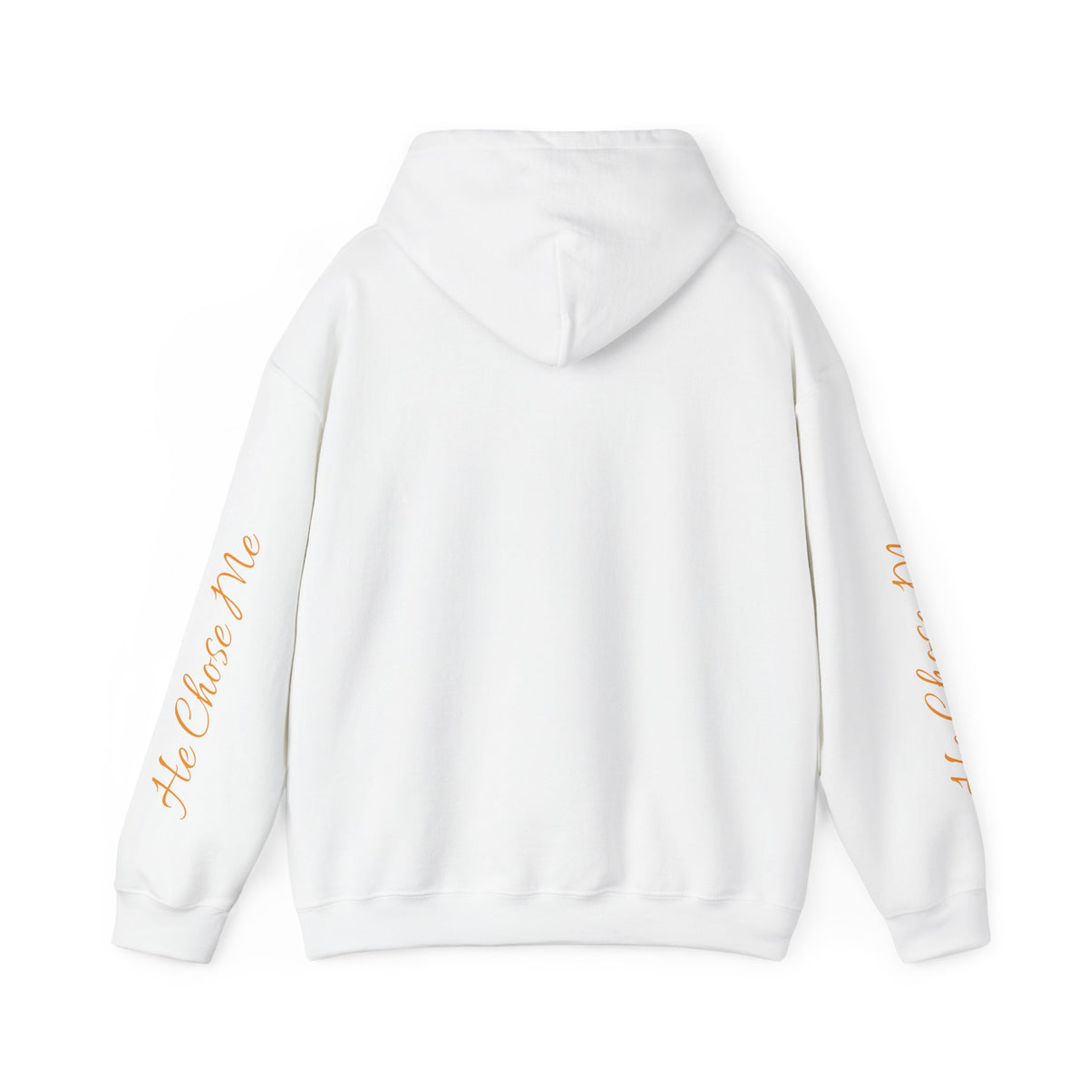 Christian Hoodie — "God chose right when He chose me" Script Design