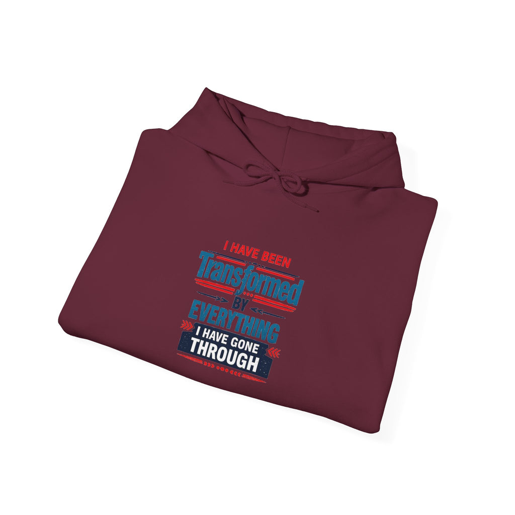 Transformed By God Hoodie — Christian Faith Inspirational Pullover