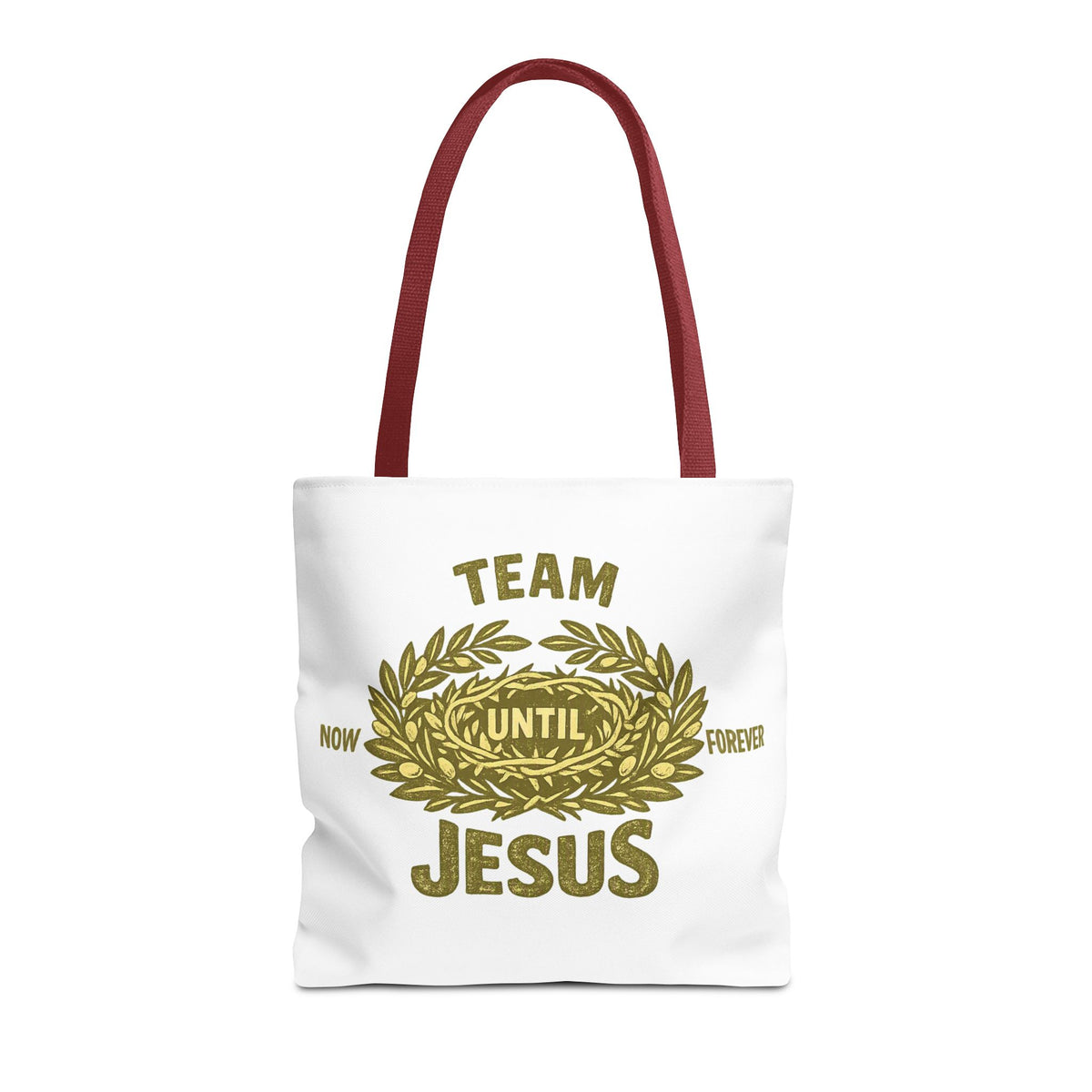 Team Jesus Tote Bag — Now Until Forever Christian Canvas Tote