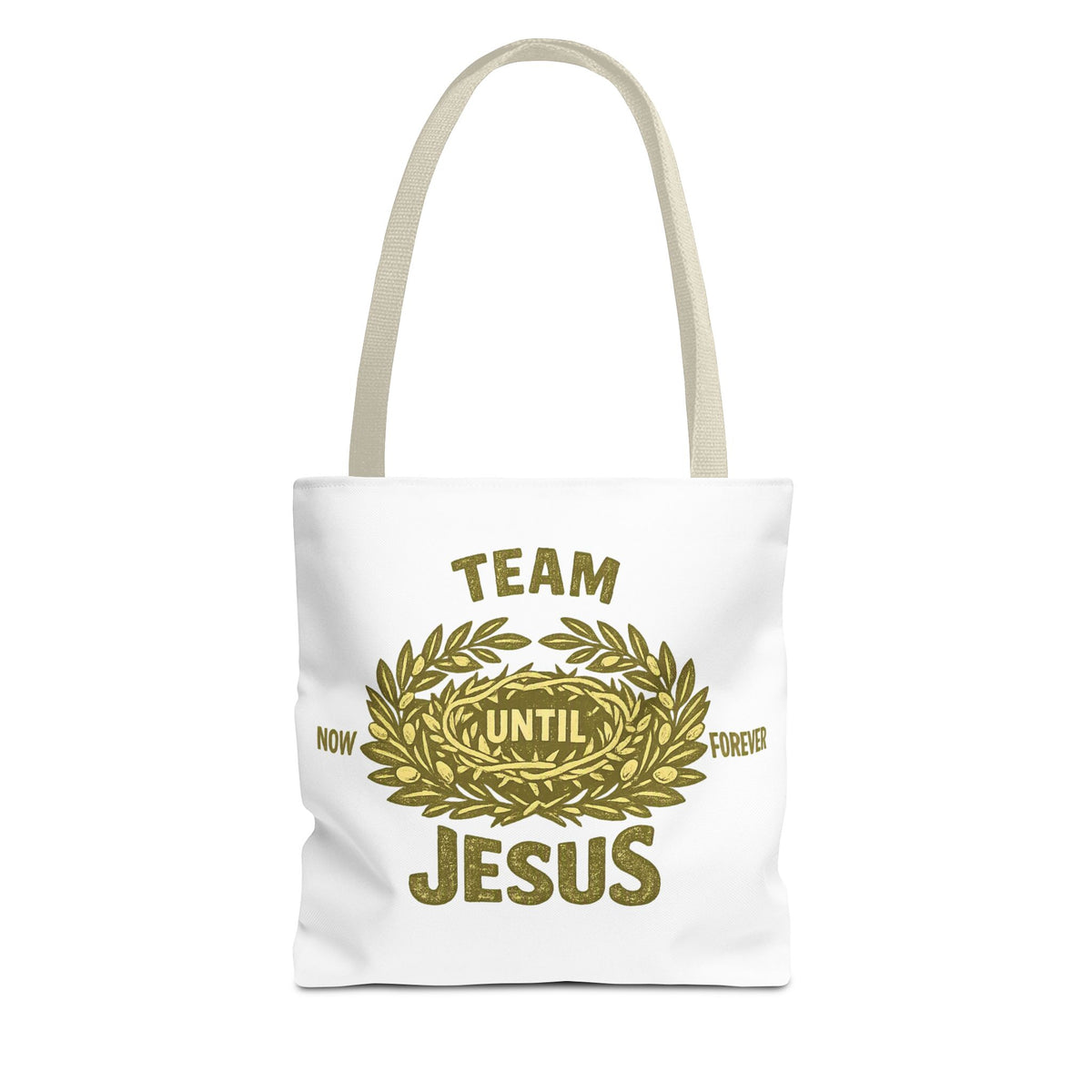 Team Jesus Tote Bag — Now Until Forever Christian Canvas Tote