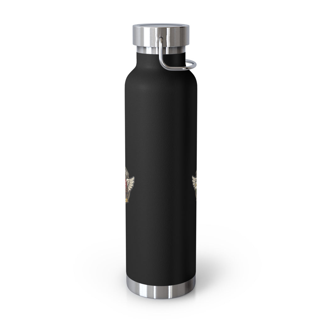 Vintage Crest 22oz Copper Vacuum Insulated Bottle – Keep Your Heart Pure