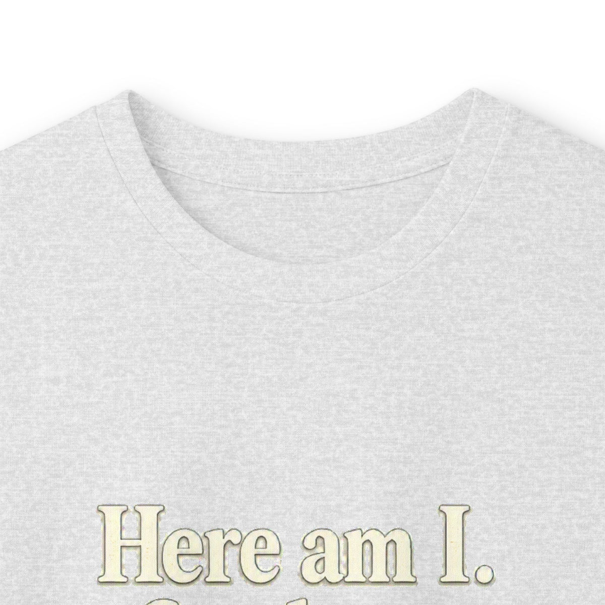 Here Am I, Send Me Long Sleeve Tee — Isaiah 6:8 Christian Shirt