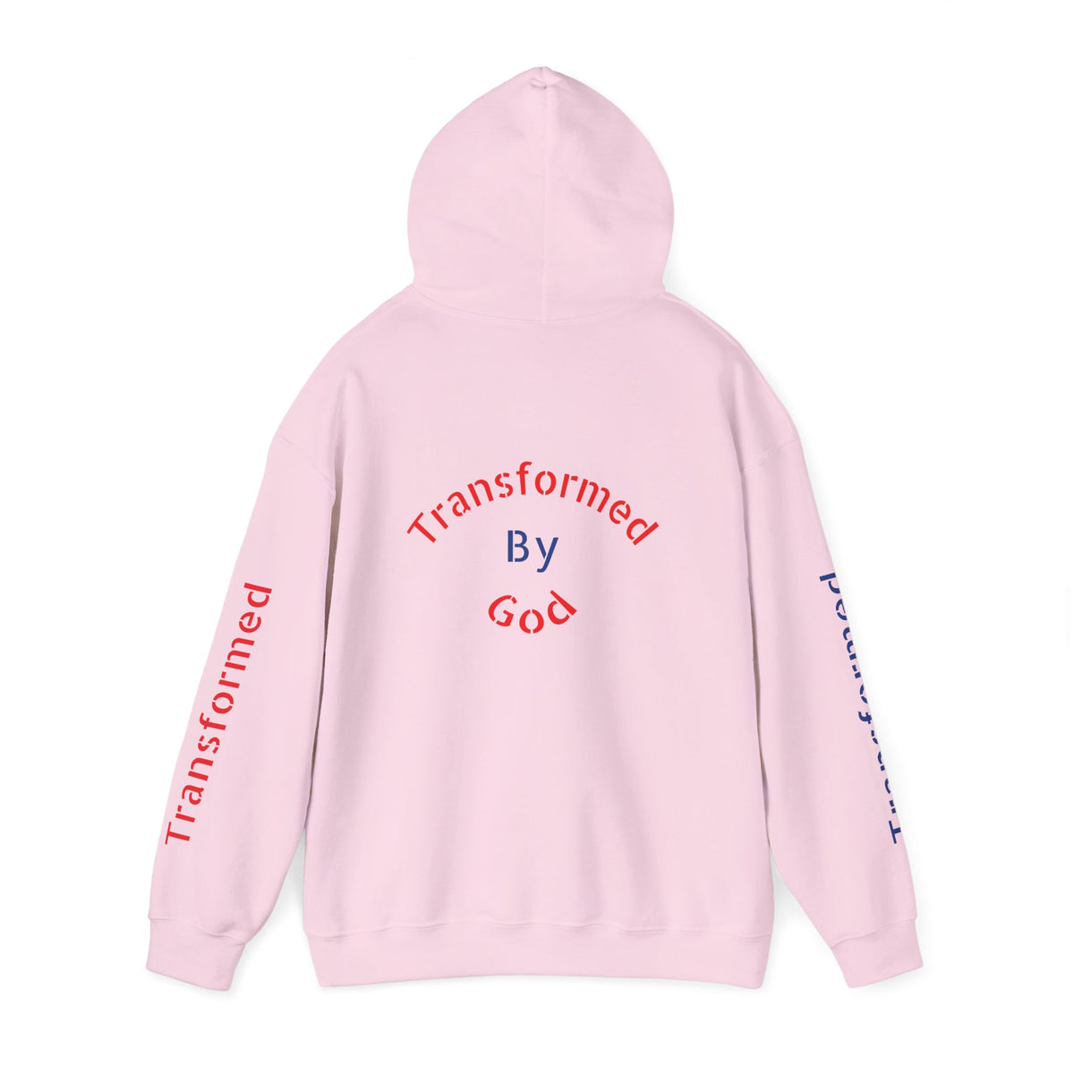 Transformed By God Hoodie — Christian Faith Inspirational Pullover