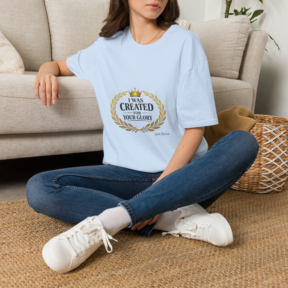 I Was Created For Your Glory T-Shirt — Inspirational Christian Faith Tee