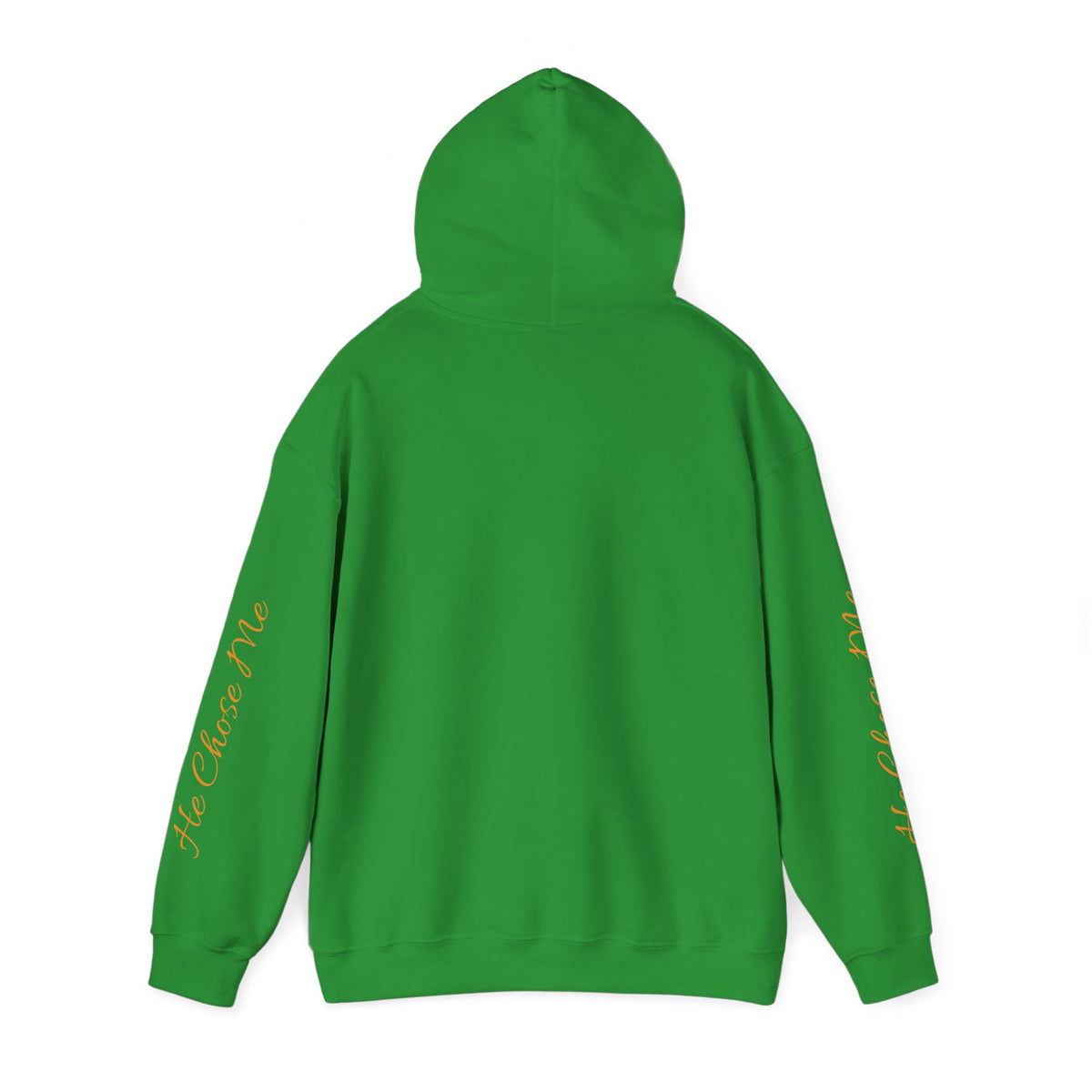 Christian Hoodie — "God chose right when He chose me" Script Design