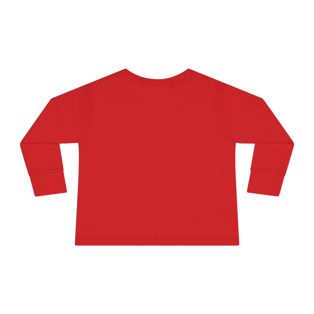 Toddler Long Sleeve Tee – "Seek God First" Christian Bible Verse Shirt (Matthew 6:33)