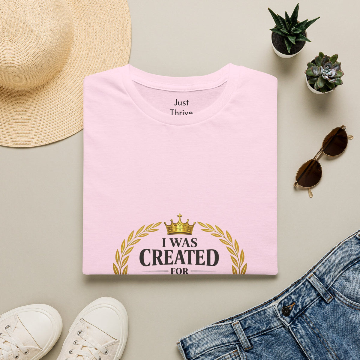 I Was Created For Your Glory T-Shirt — Inspirational Christian Faith Tee