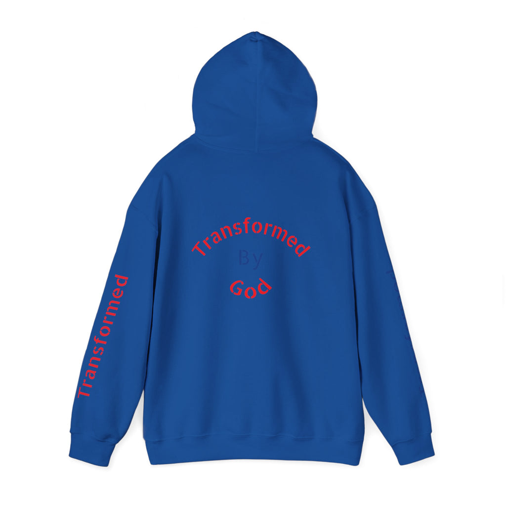 Transformed By God Hoodie — Christian Faith Inspirational Pullover