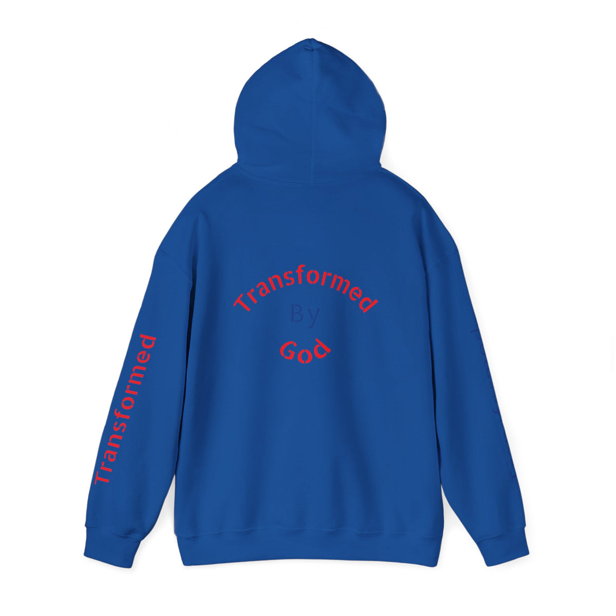 Transformed By God Hoodie — Christian Faith Inspirational Pullover