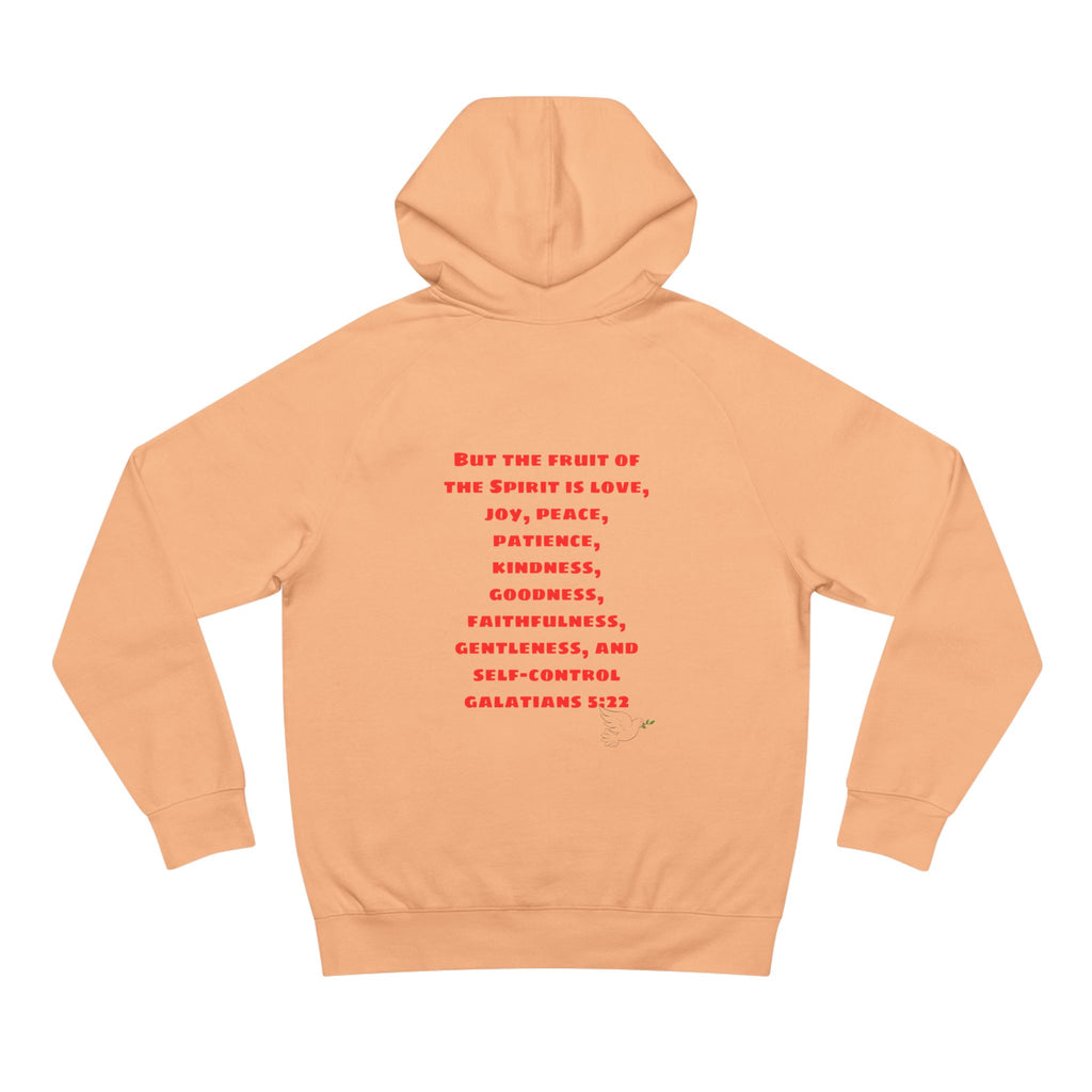 Love Peace Joy Hoodie — Christian Scripture Pullover (Galatians 5:22)