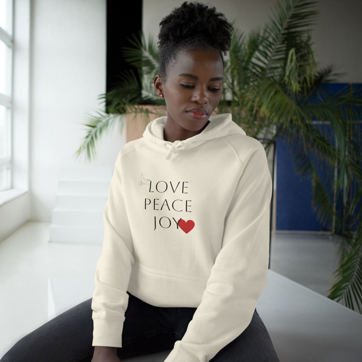 Love Peace Joy Hoodie — Christian Scripture Pullover (Galatians 5:22)