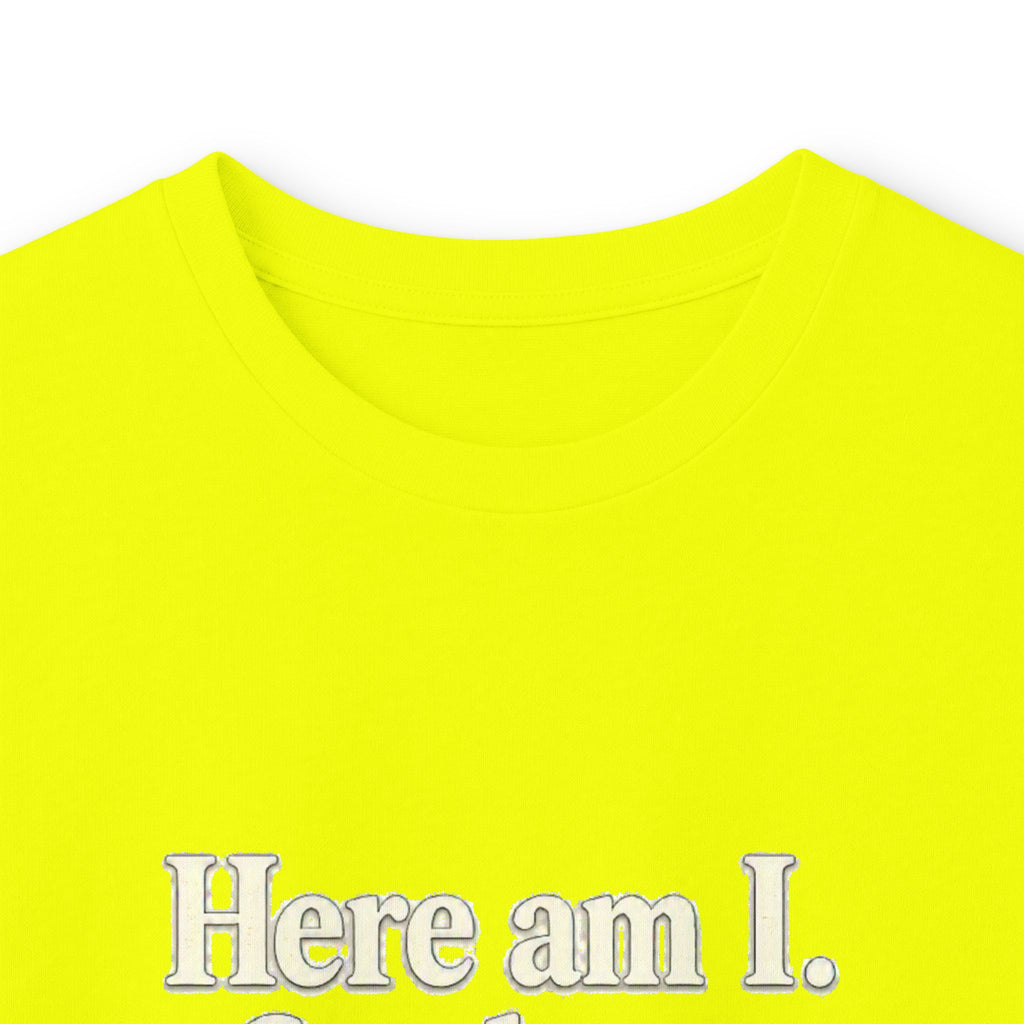 Here Am I, Send Me Long Sleeve Tee — Isaiah 6:8 Christian Shirt