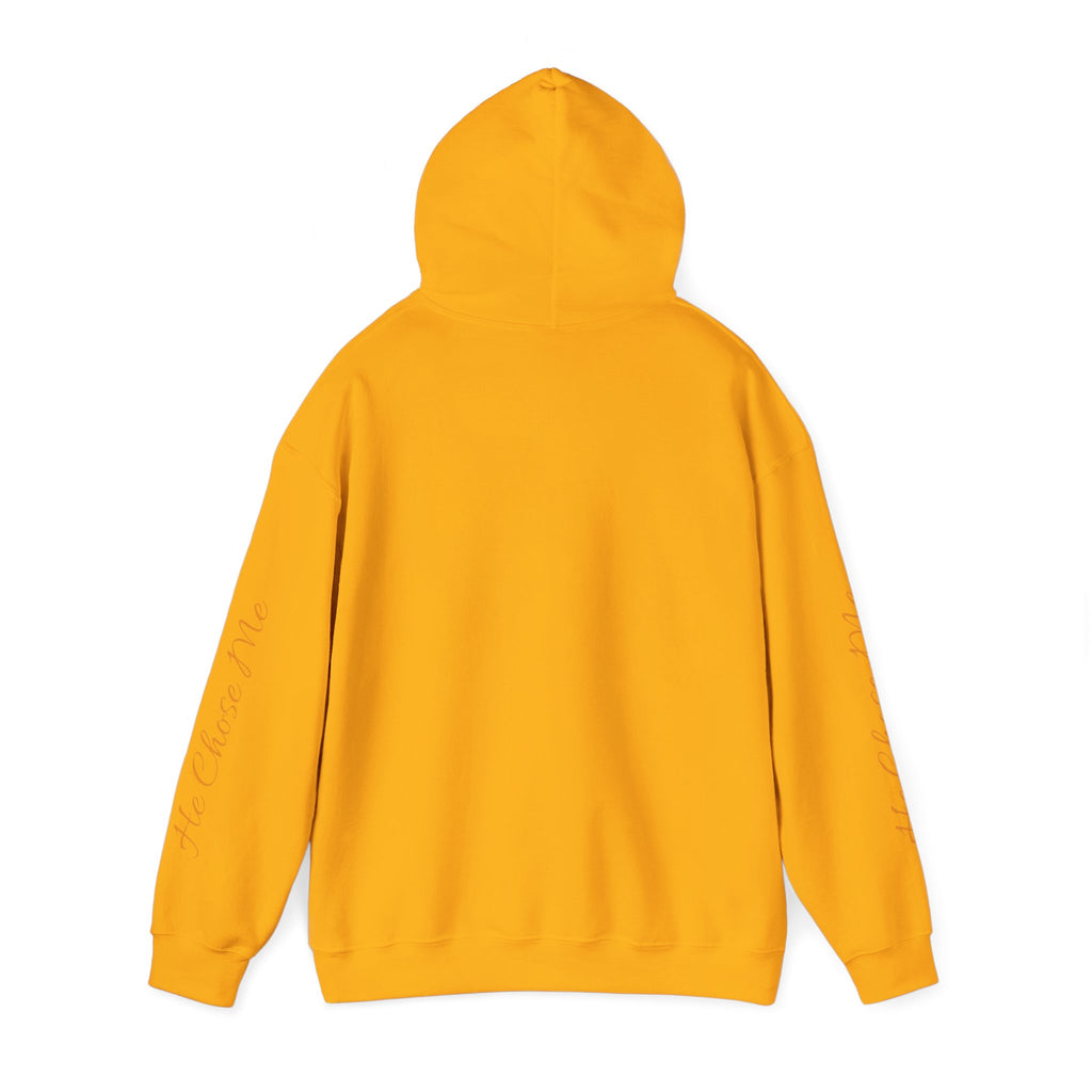 Christian Hoodie — "God chose right when He chose me" Script Design