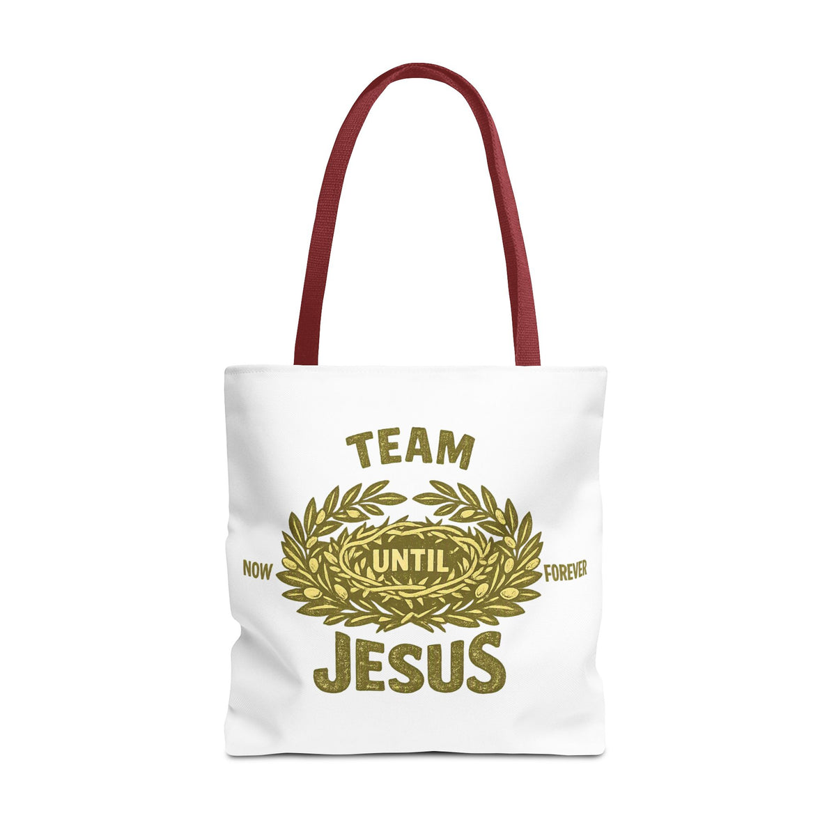 Team Jesus Tote Bag — Now Until Forever Christian Canvas Tote