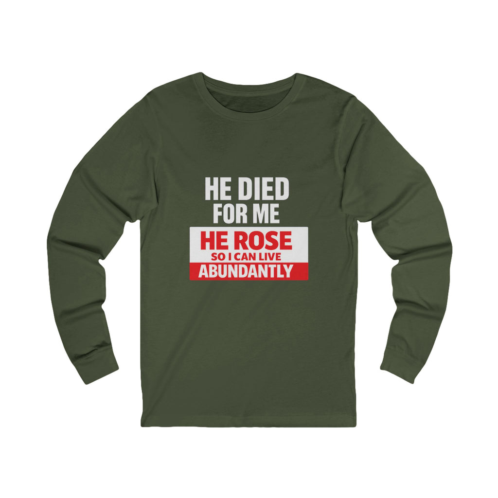 Unisex Jersey Long Sleeve Tee