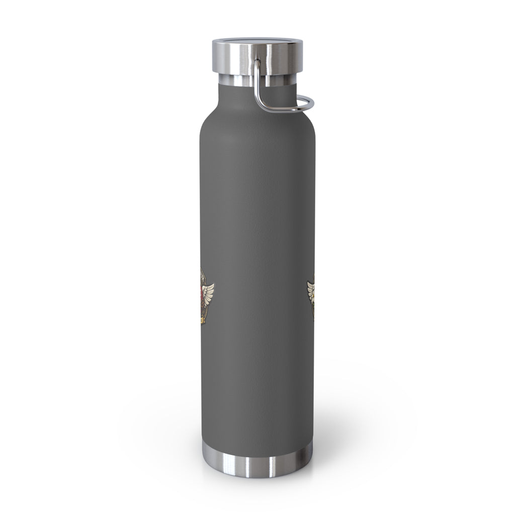 Vintage Crest 22oz Copper Vacuum Insulated Bottle – Keep Your Heart Pure