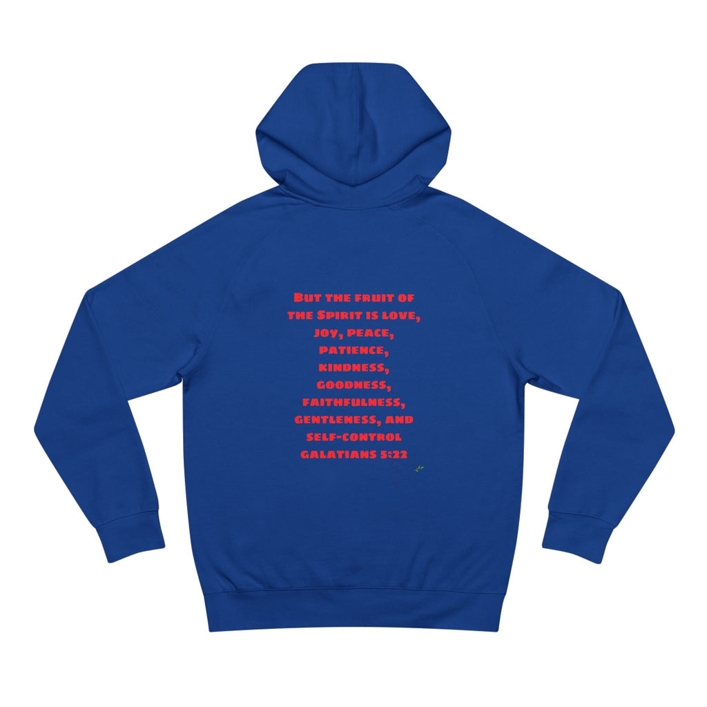 Love Peace Joy Hoodie — Christian Scripture Pullover (Galatians 5:22)