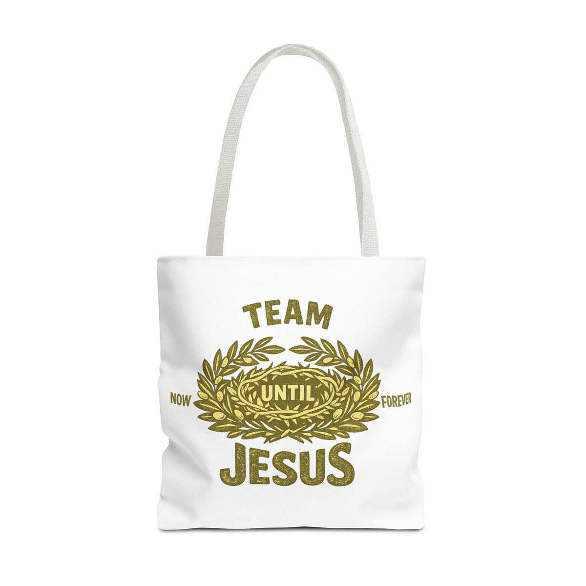 Team Jesus Tote Bag — Now Until Forever Christian Canvas Tote