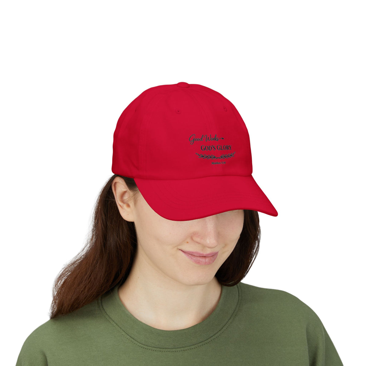 God’s Glory Cap — "Good Works" Embroidered Christian Baseball Hat