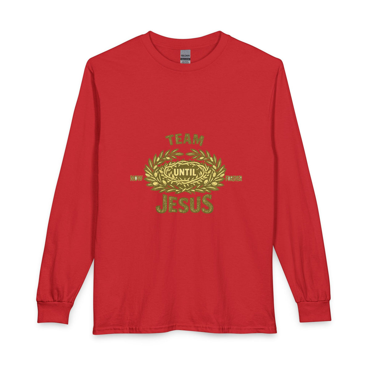 Team Jesus Long Sleeve Shirt — Now Until Forever Christian Tee