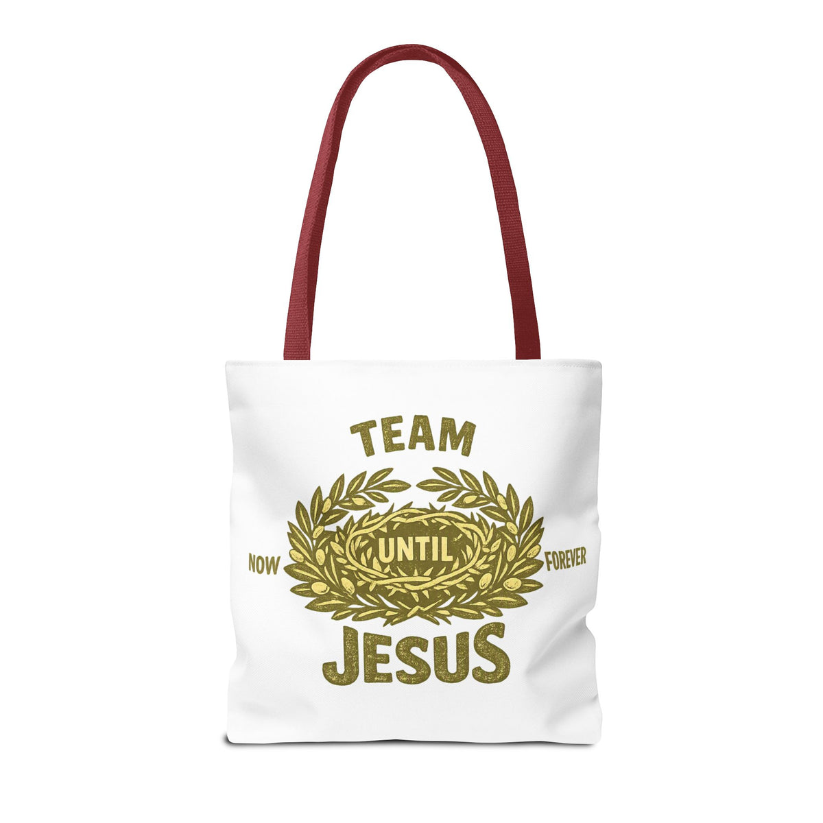 Team Jesus Tote Bag — Now Until Forever Christian Canvas Tote