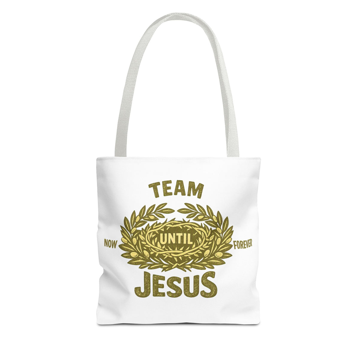 Team Jesus Tote Bag — Now Until Forever Christian Canvas Tote