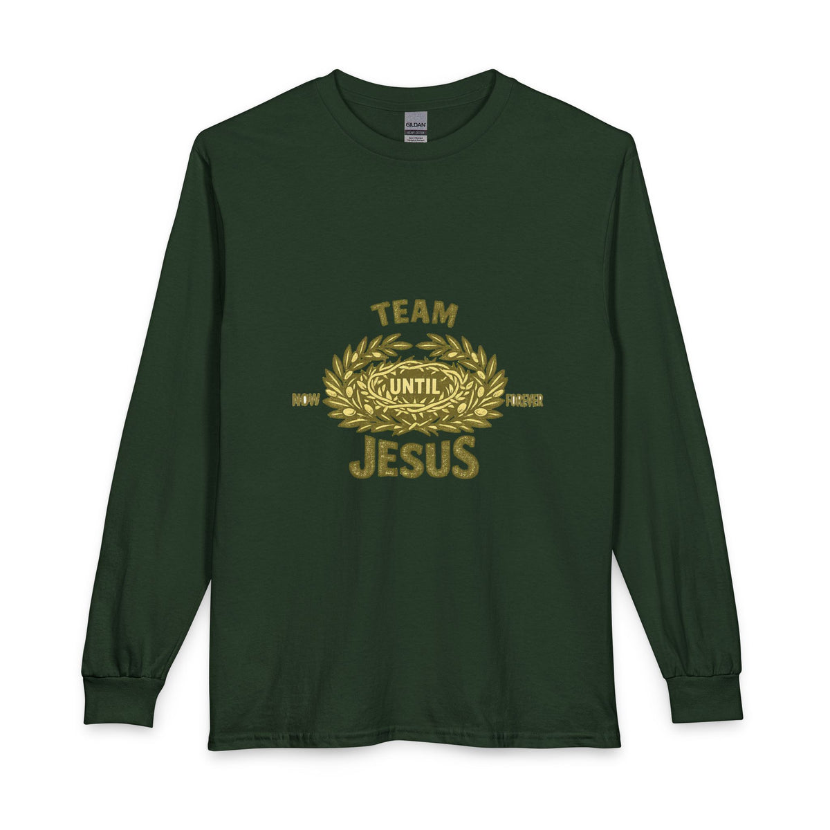 Team Jesus Long Sleeve Shirt — Now Until Forever Christian Tee