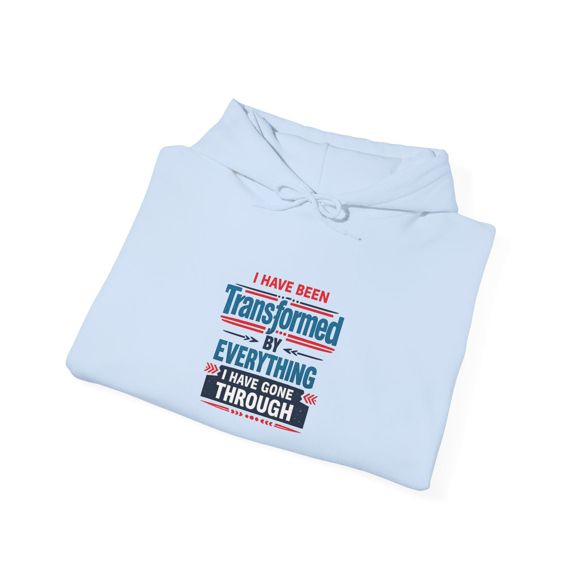 Transformed By God Hoodie — Christian Faith Inspirational Pullover