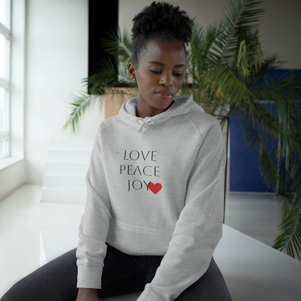 Love Peace Joy Hoodie — Christian Scripture Pullover (Galatians 5:22)