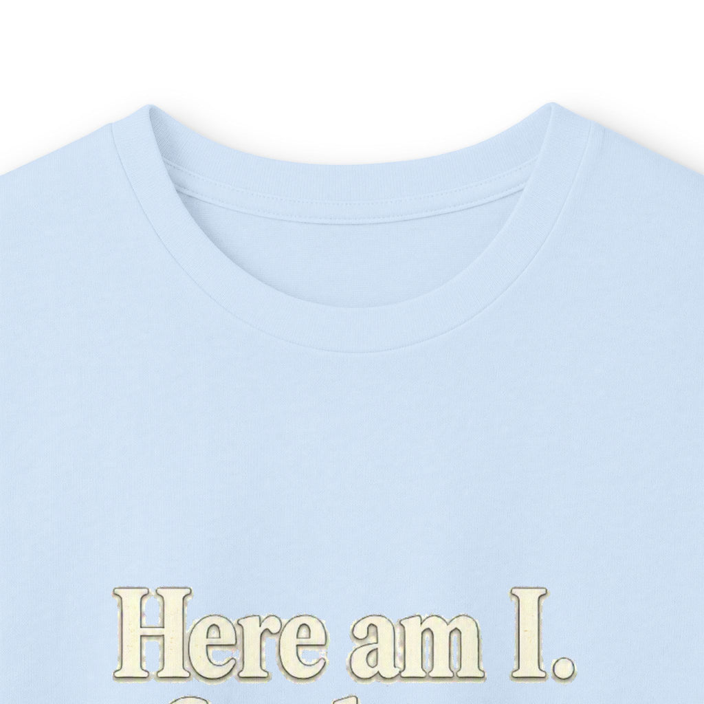 Here Am I, Send Me Long Sleeve Tee — Isaiah 6:8 Christian Shirt