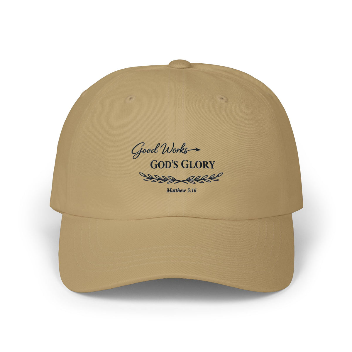 God’s Glory Cap — "Good Works" Embroidered Christian Baseball Hat
