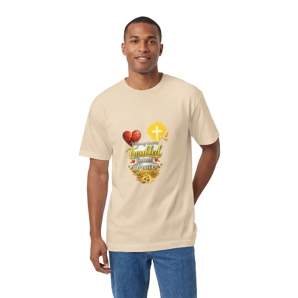 Faith & Family T-Shirt — Troubled Yet Triumphant Christian Tee