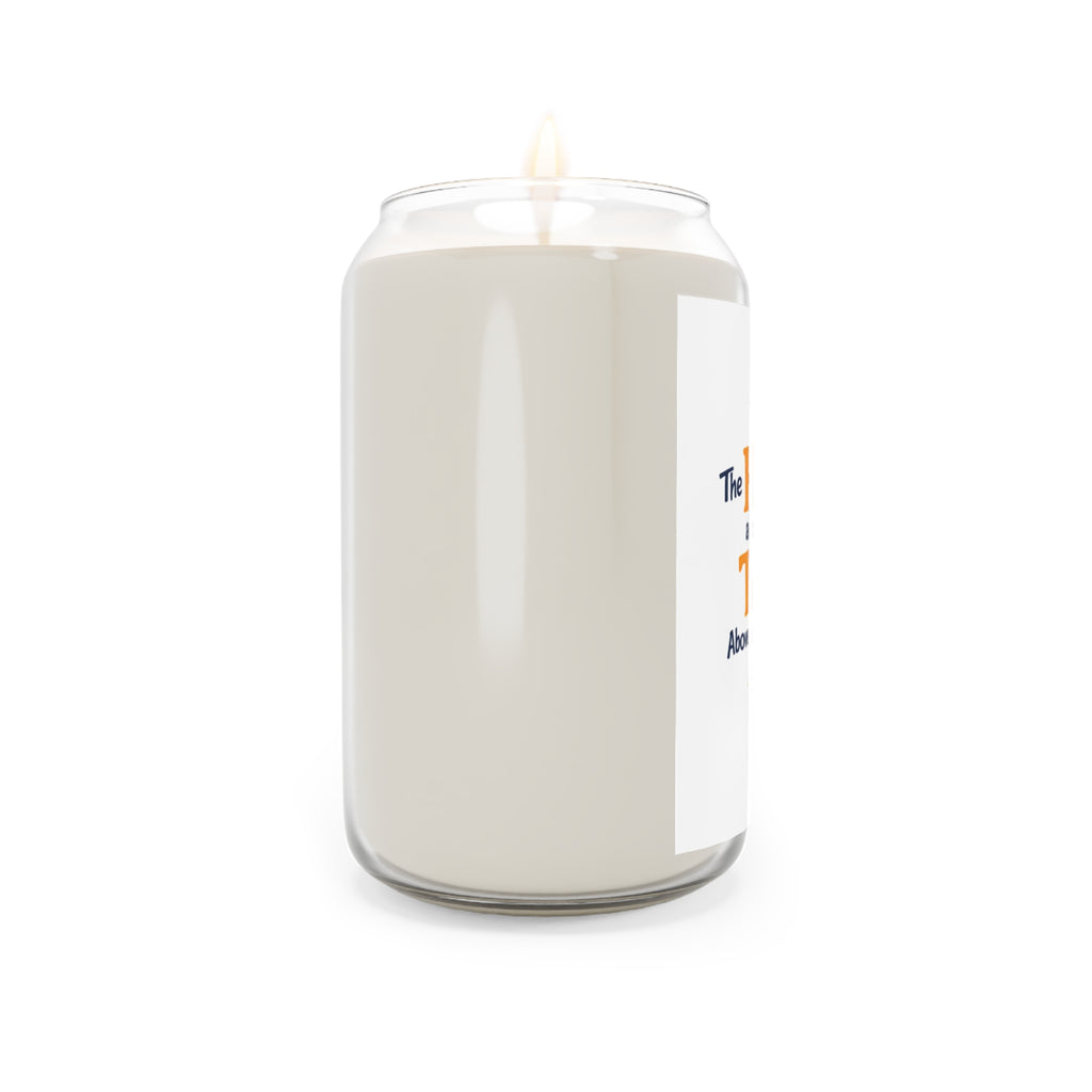 Scented Soy Candle — “The Head and Not the Tail” Inspirational Jar (13.75 oz)