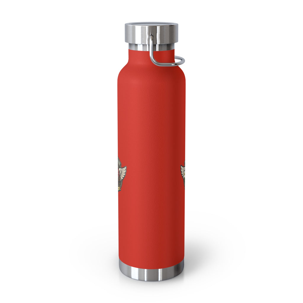 Vintage Crest 22oz Copper Vacuum Insulated Bottle – Keep Your Heart Pure