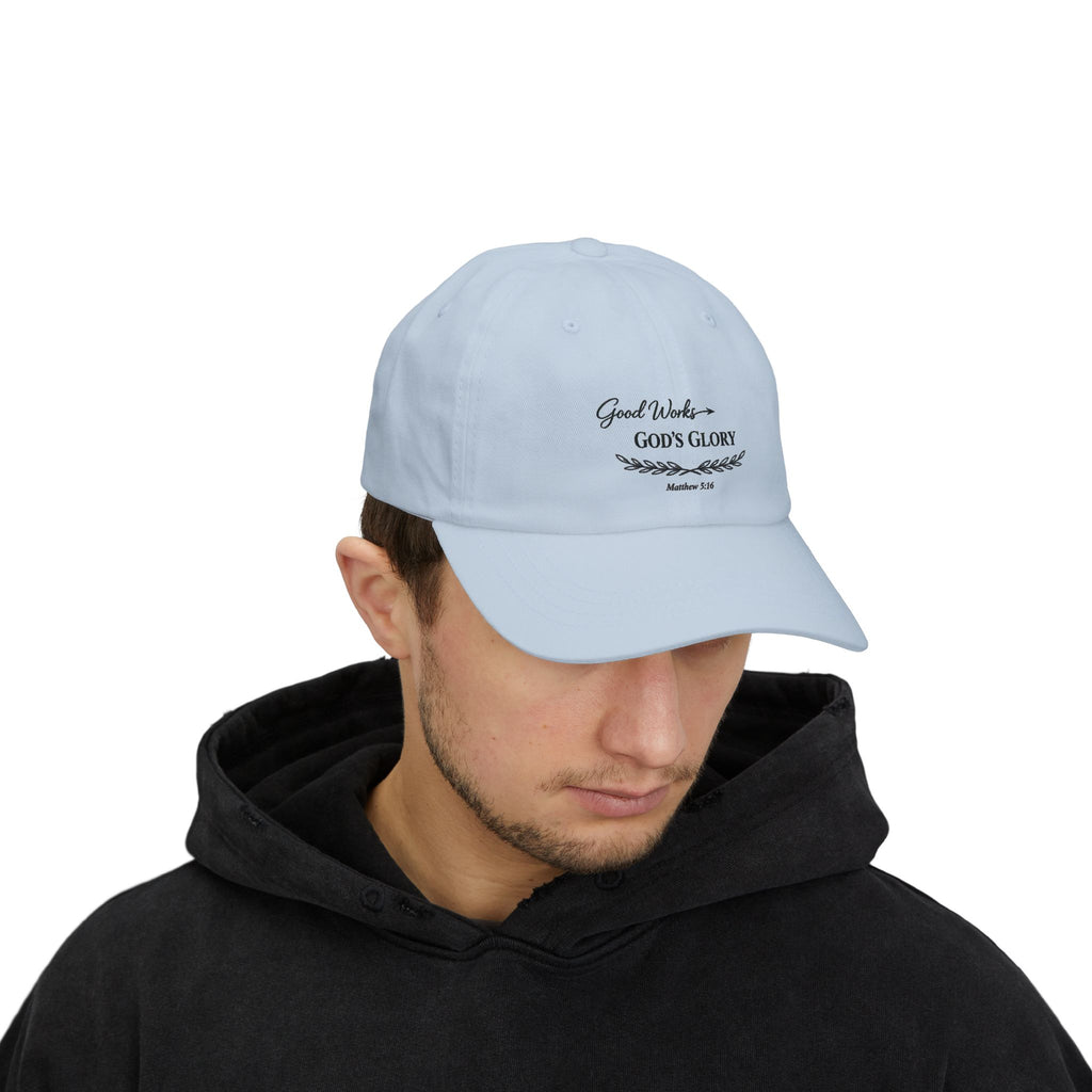 God’s Glory Cap — "Good Works" Embroidered Christian Baseball Hat