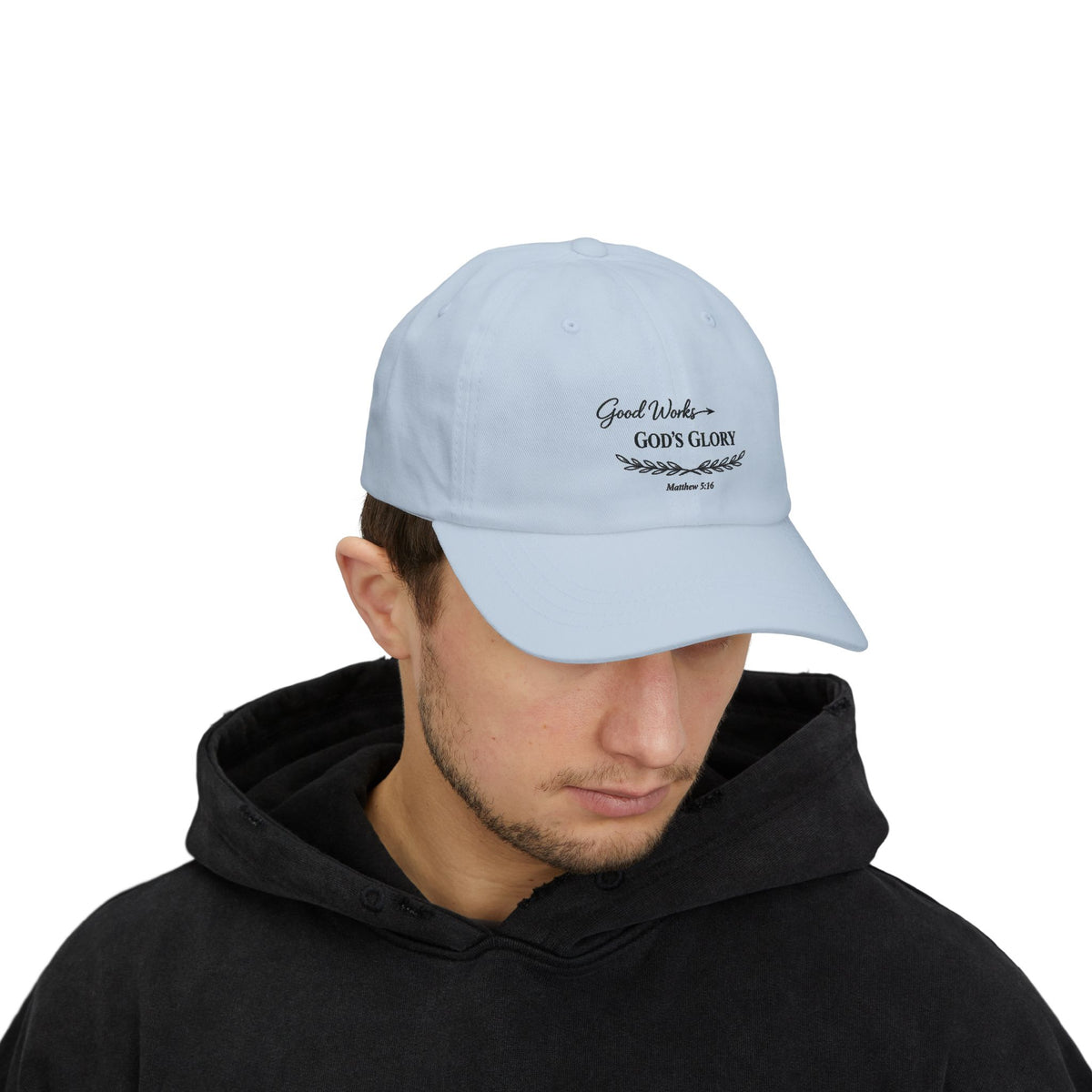 God’s Glory Cap — "Good Works" Embroidered Christian Baseball Hat