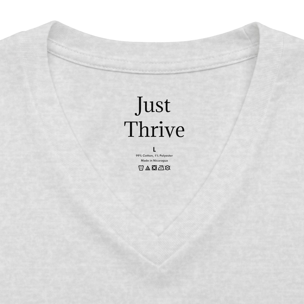 May your tears turn to smiles - Inspirational Quote V-Neck Tee