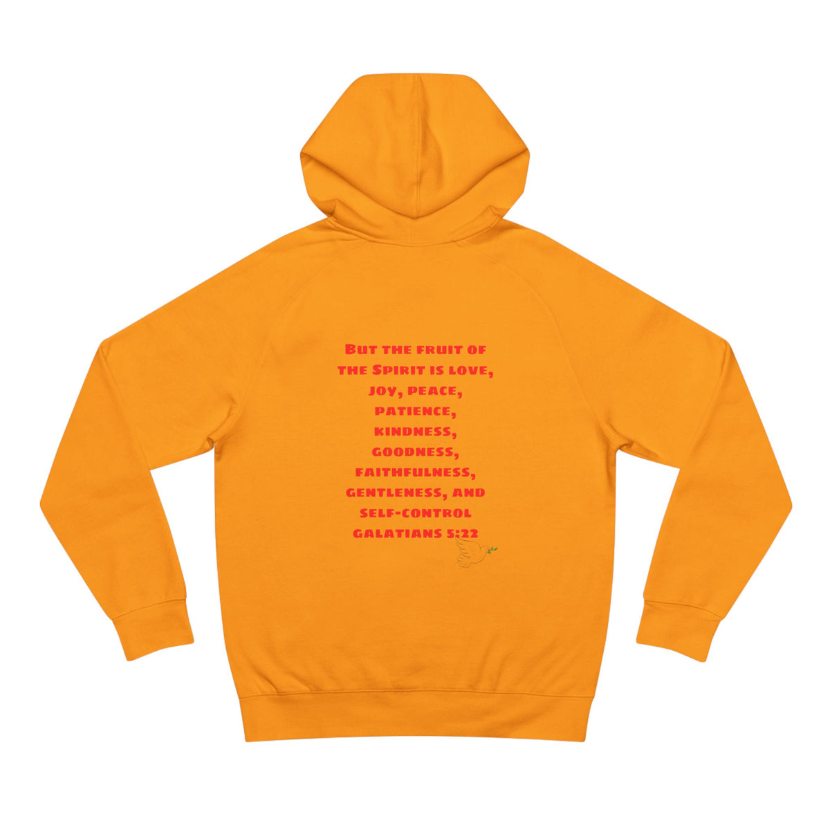 Love Peace Joy Hoodie — Christian Scripture Pullover (Galatians 5:22)