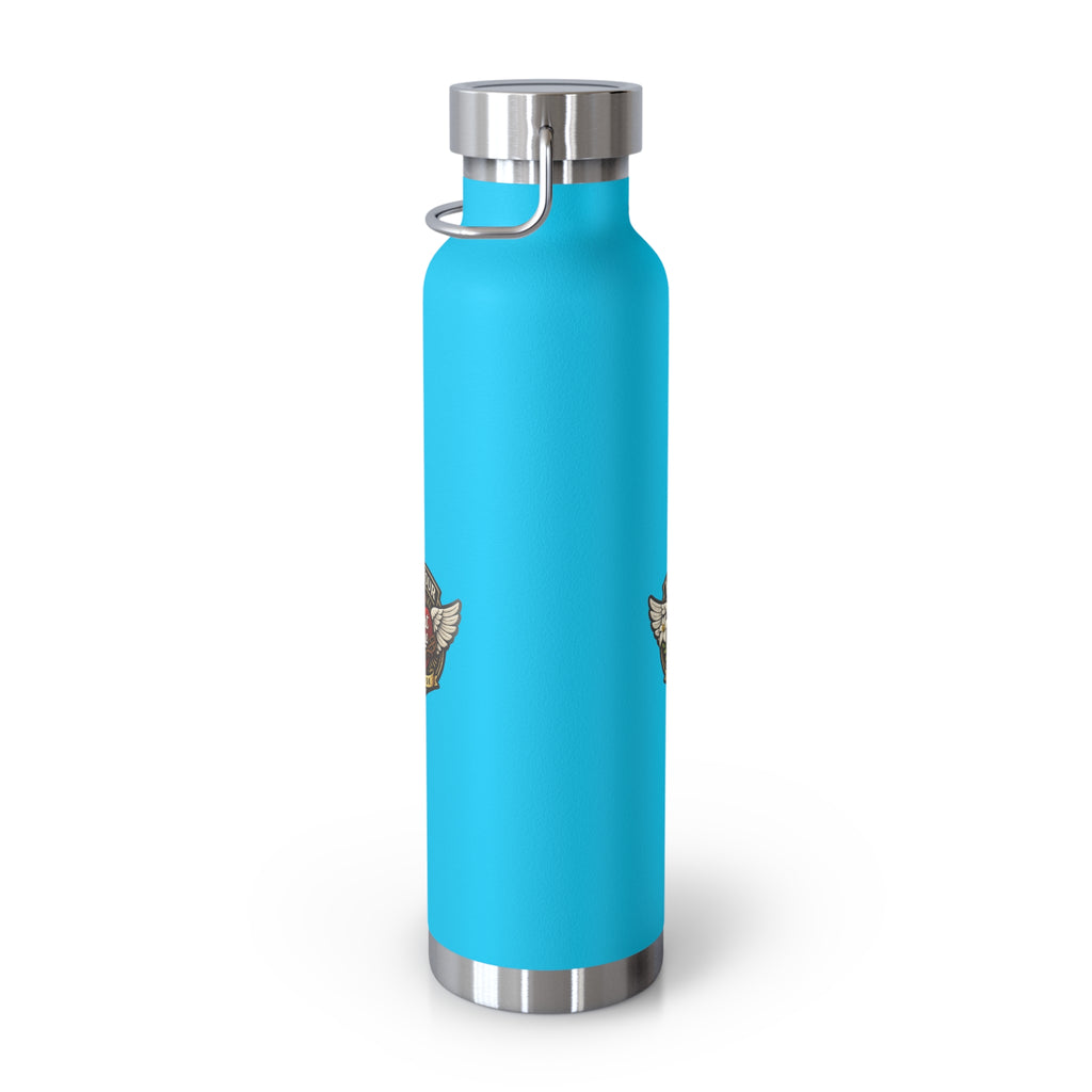 Vintage Crest 22oz Copper Vacuum Insulated Bottle – Keep Your Heart Pure