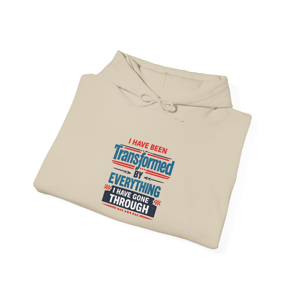Transformed By God Hoodie — Christian Faith Inspirational Pullover