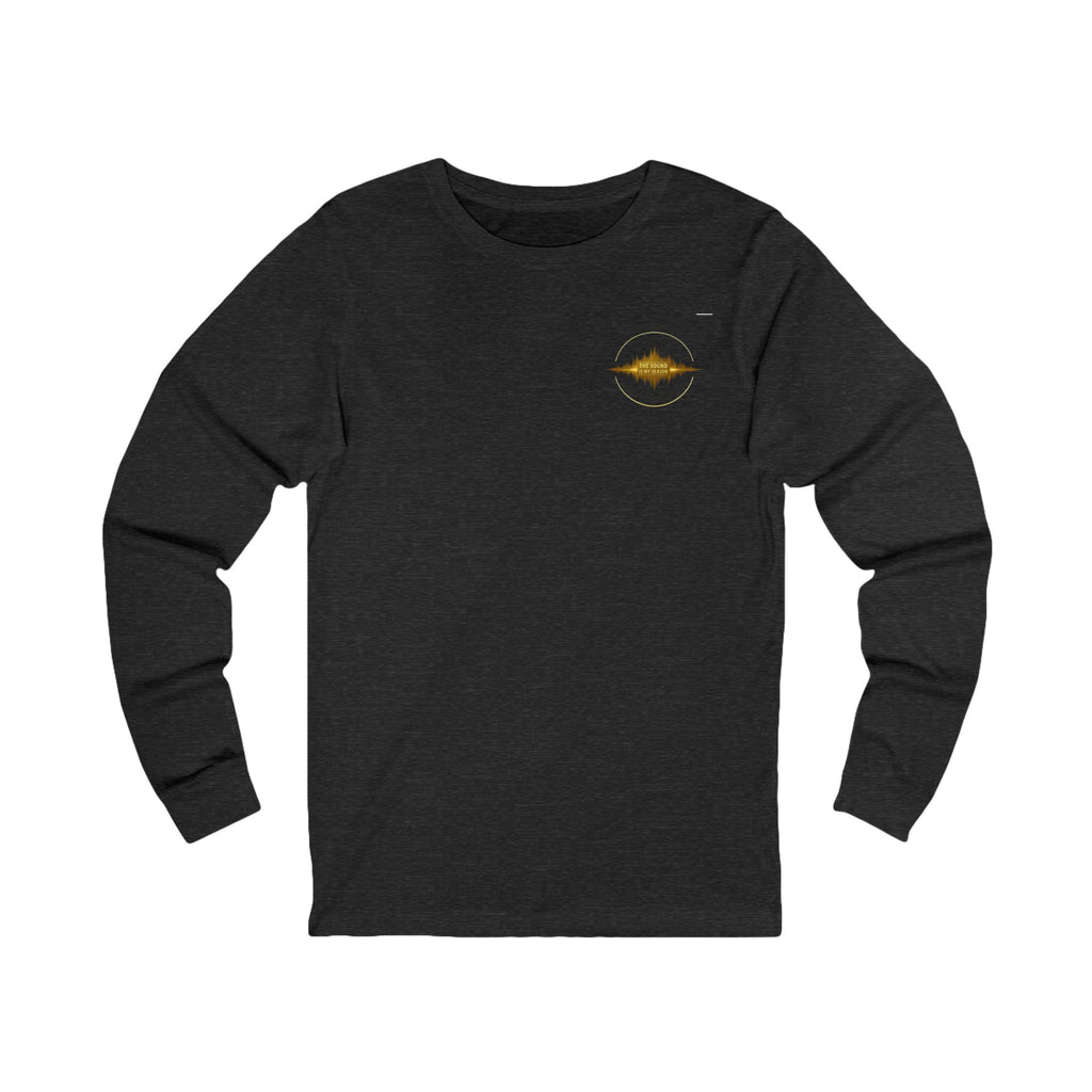 Long Sleeve Tee — “I Hear the Sound of The Lord” Worship Soundwave Design