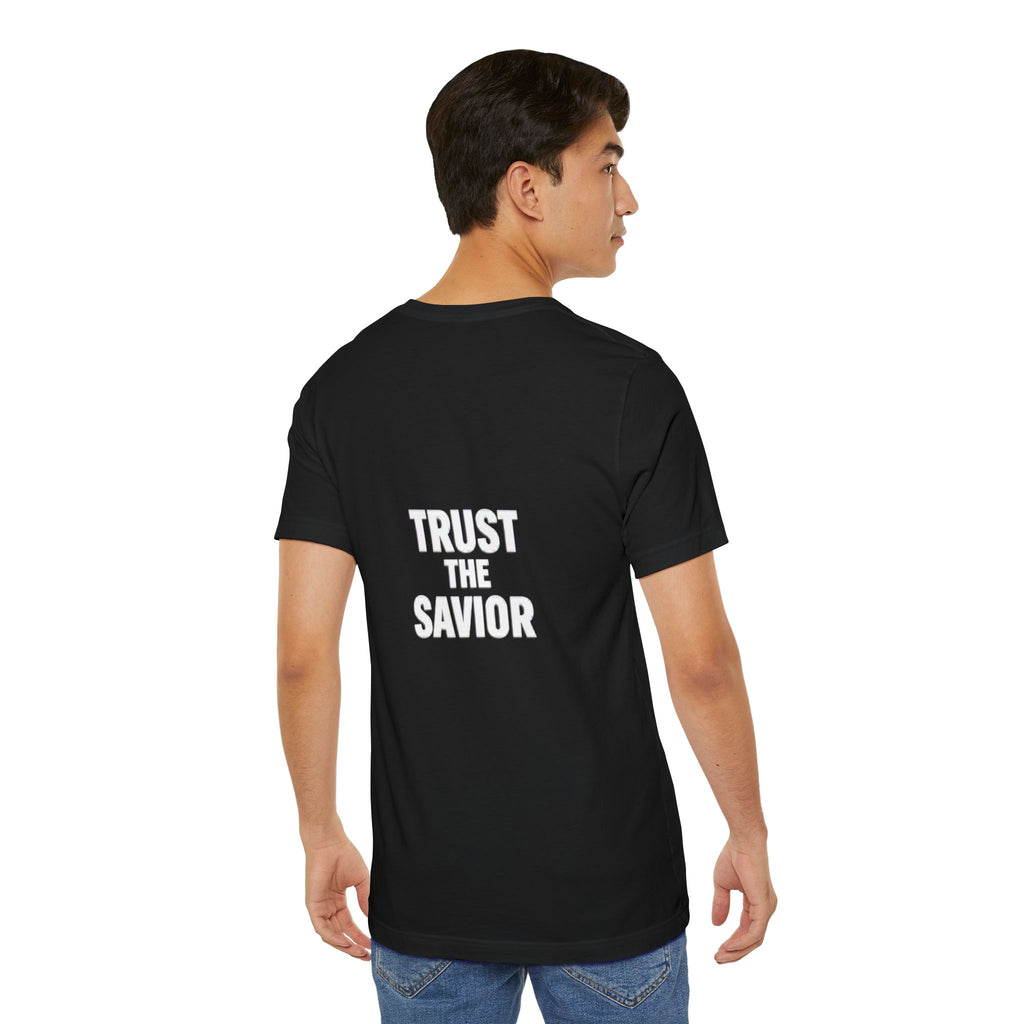 Christian T-Shirt — "Don't Settle for Safe" Trust the Savior Faith Tee