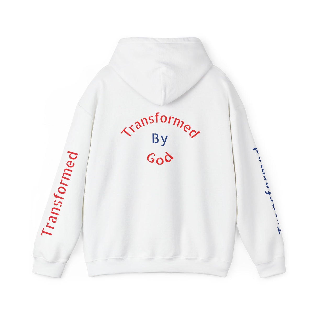 Transformed By God Hoodie — Christian Faith Inspirational Pullover