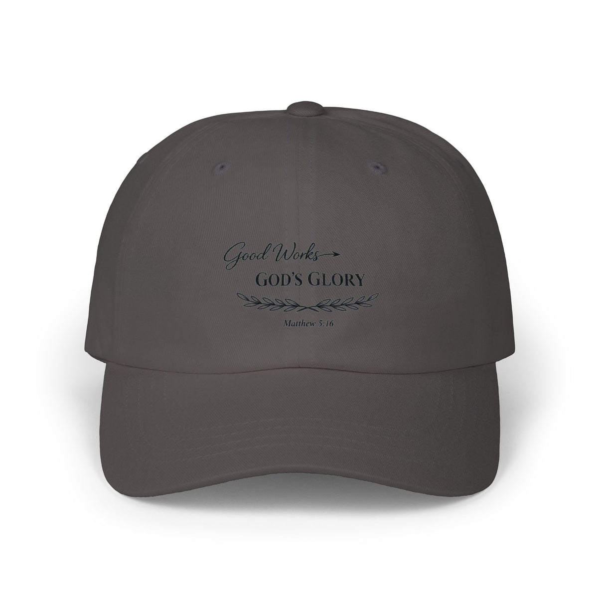 God’s Glory Cap — "Good Works" Embroidered Christian Baseball Hat