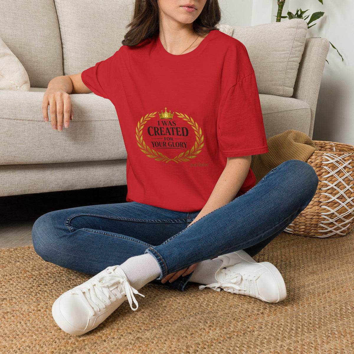 I Was Created For Your Glory T-Shirt — Inspirational Christian Faith Tee