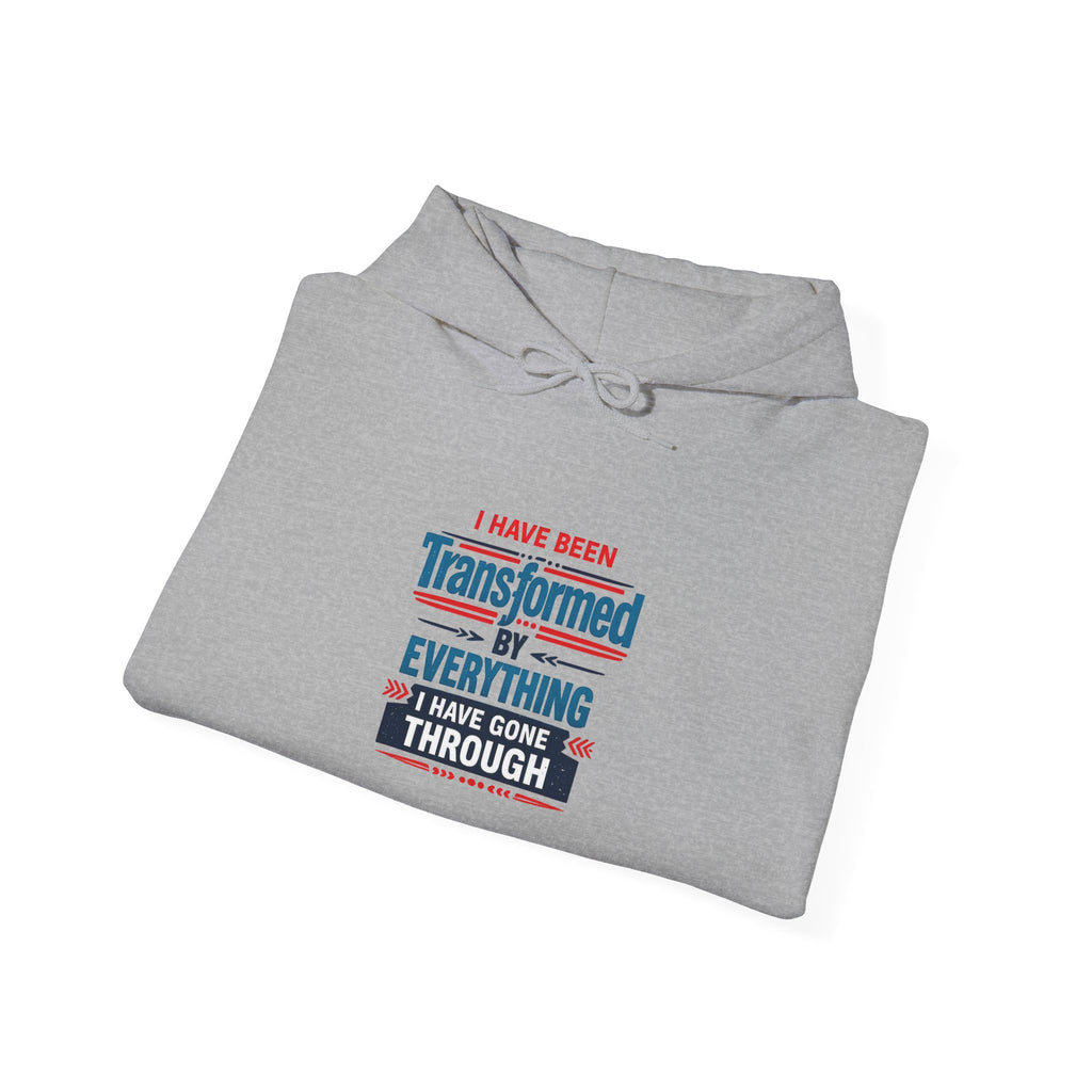 Transformed By God Hoodie — Christian Faith Inspirational Pullover